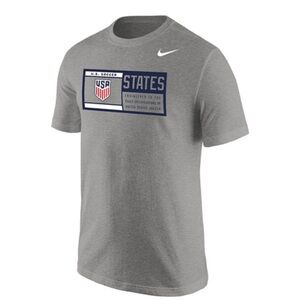 New Nike Team USA U.S. Soccer USMNT Swoosh T-Shirt Sz S or M Tee